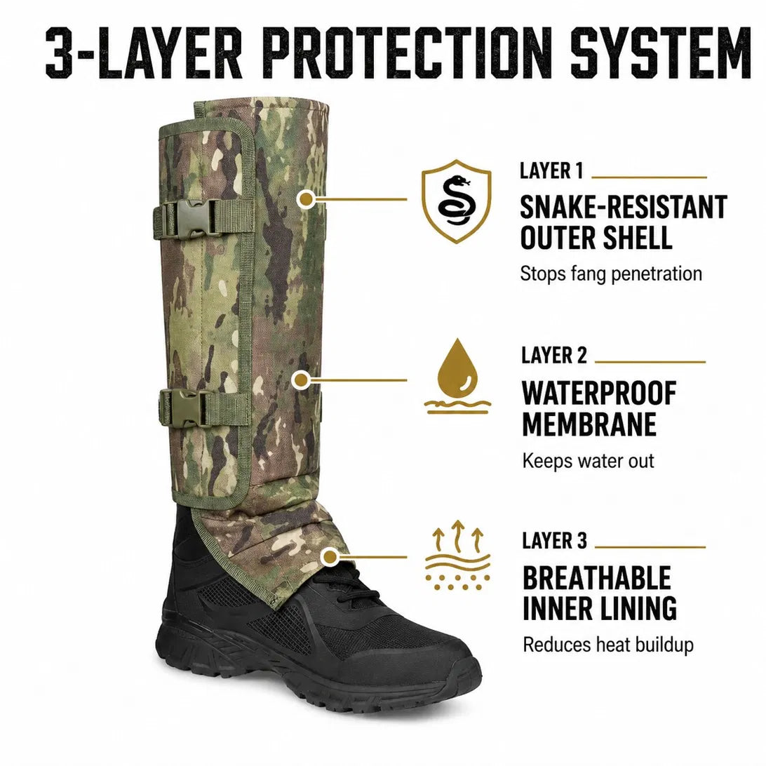 VIPER SHIELD™ Tactical Snake Gaiters