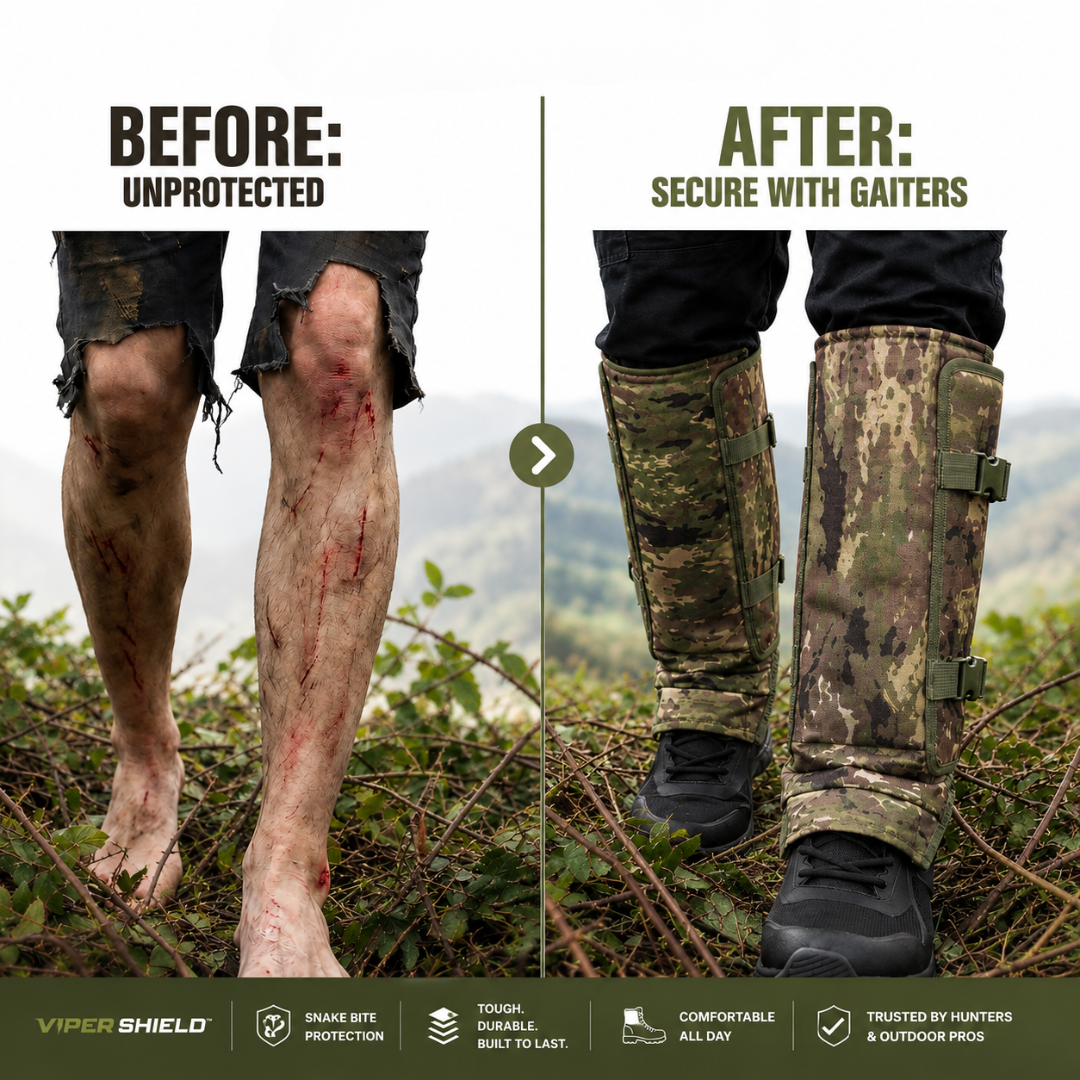 VIPER SHIELD™ Tactical Snake Gaiters