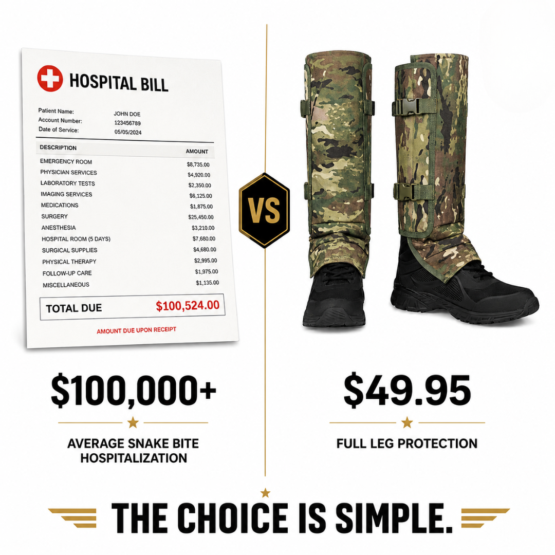 VIPER SHIELD™ Tactical Snake Gaiters